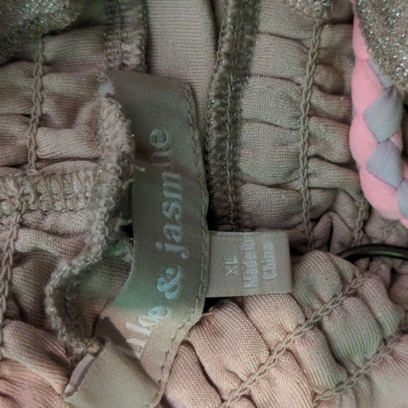 Chloe & Jasmine metallic sparkles shirt size XL - Picture 7 of 11